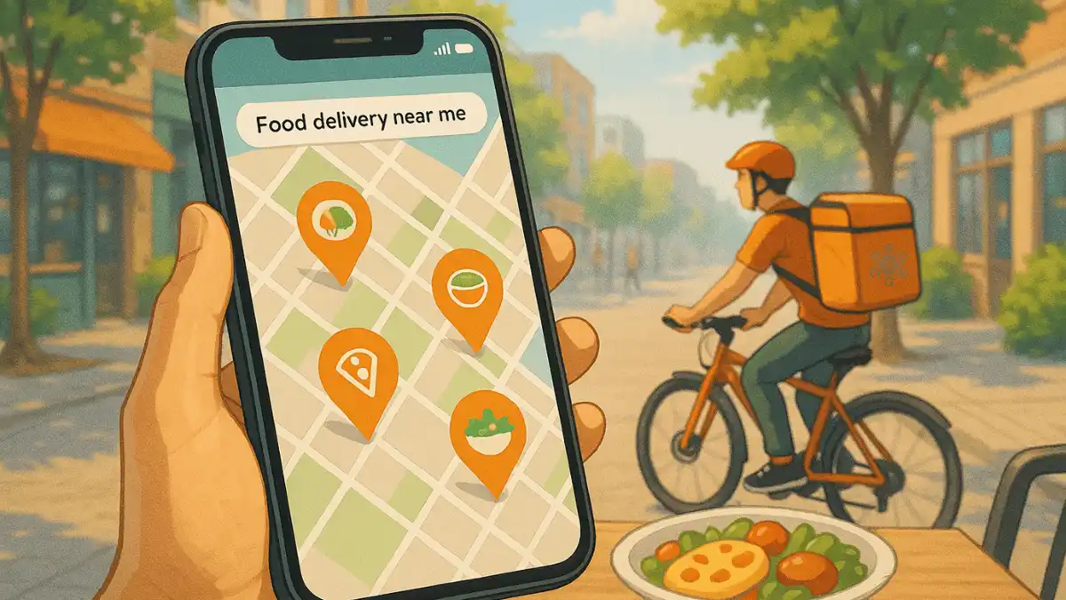 Comida delivery perto de mim
