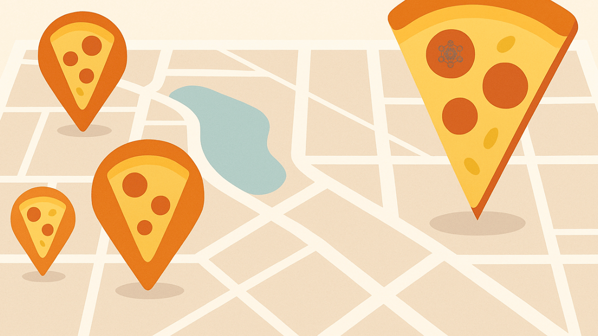 Como achar pizzarias perto de mim