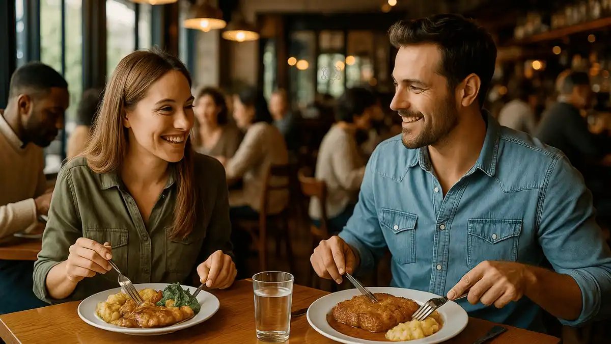 Encontre seu lugar ideal para comer agora mesmo