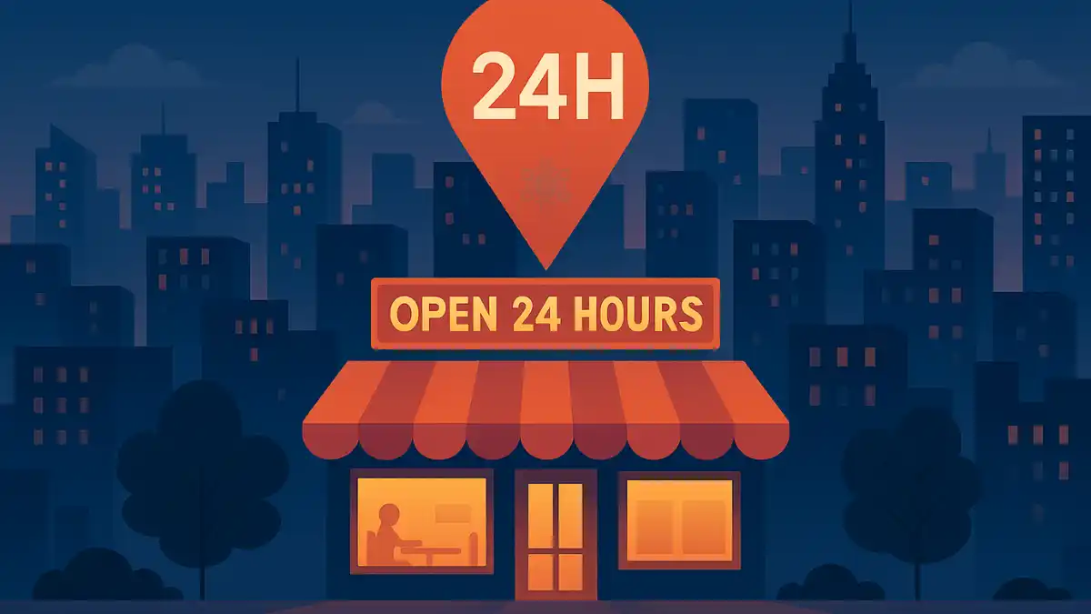 Lanchonete perto de mim 24 horas